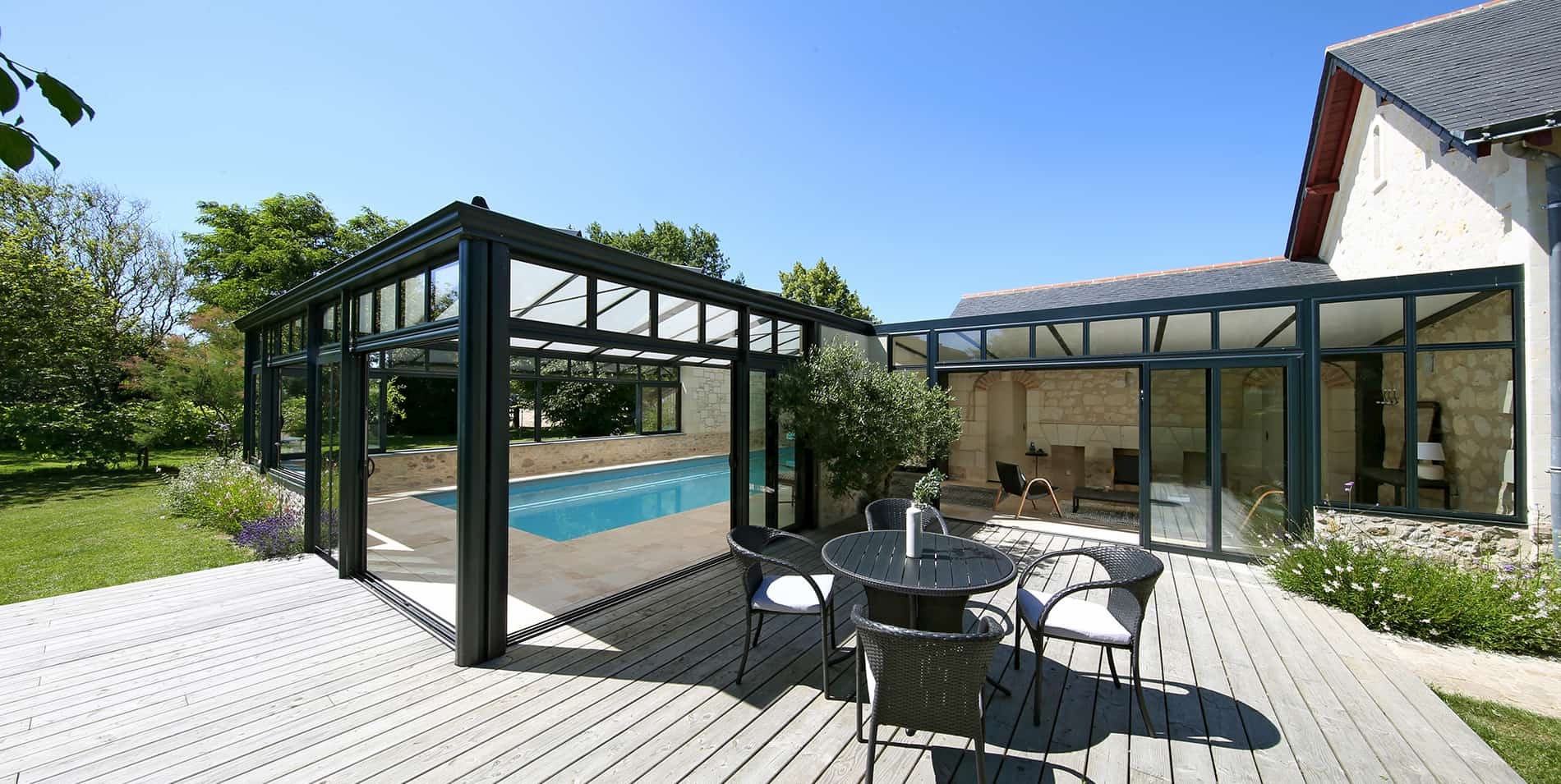 Véranda pour une terrasse Véranda pour une terrasse