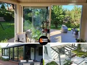 Trois nouveautés 2024 d'Espace et Lumière : Véranda Verrière, Baie Vitrée minimaliste et Pergola à toiture rétractable