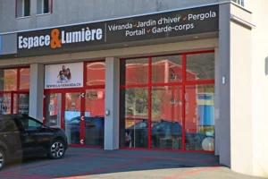 Entrée du Showroom de Martigny