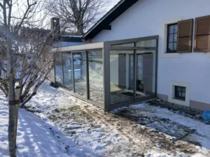 Véranda Panorama Grise à la Chaux-de-Fonds