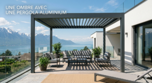 une ombre avec une pergola aluminium